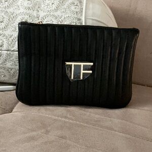 Tom Ford Beauty Makeup Cosmetic Pouch Bag Black